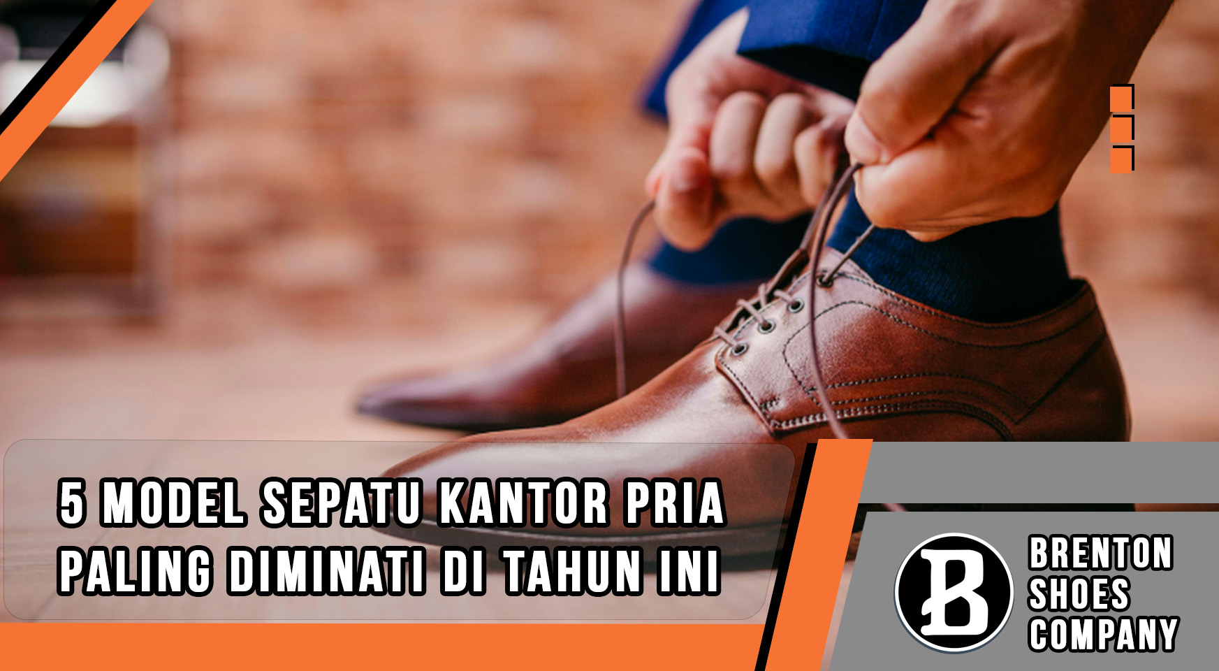 5 Model Sepatu Kantor Pria Paling Diminati di Tahun Ini
